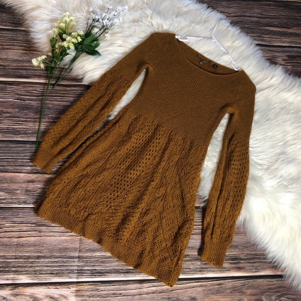 Anthropologie Knitted Knotted tunic